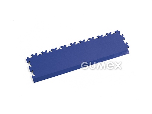 Anlaufskante FORTELOCK 2025, 7mm, 510x140mm, 92°ShA, Dessin Leder, PVC, blau, 
